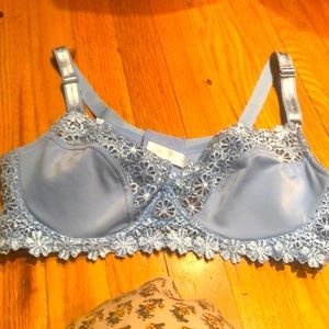 Blue delta berke bra